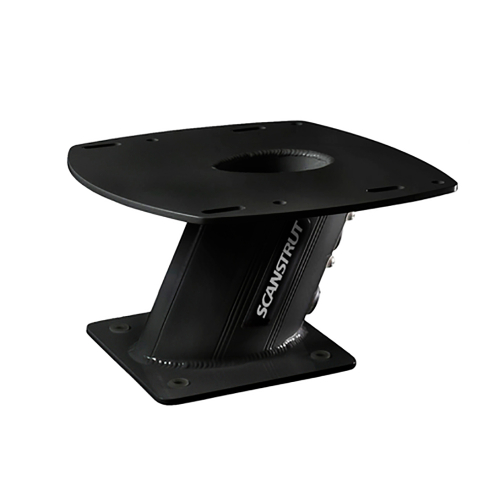 Scanstrut - Scanstrut PowerTower 6" Aluminum 2kW/4kW Raymarine, Garmin, Navico BR24/3G/4G Radomes Aft Lean - Black