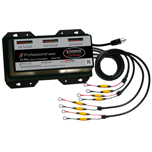 Dual Pro - Dual Pro Professional Series Battery Charger - 45A - 3-15A-Banks - 12V-36V