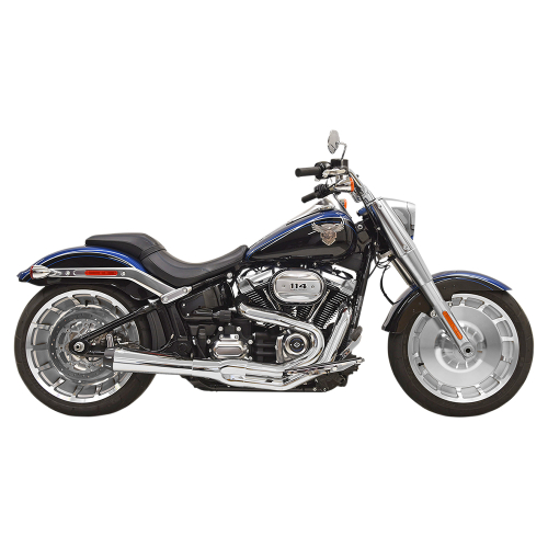 Bassani Manufacturing - Bassani Manufacturing Road Rage III Exhaust System - Chrome with Full Chrome Heat Shields - 1S62R