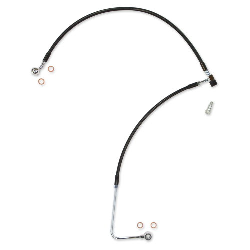 Magnum - Magnum Black Coated XR Stainless Lower Front Brakeline Kit - SBC1101-00