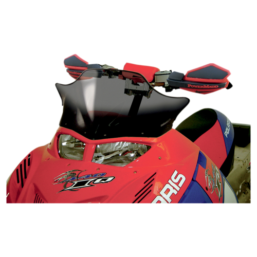 Powermadd - Powermadd Cobra Windshield - 14in. - Tint/Black Fade - 10174010