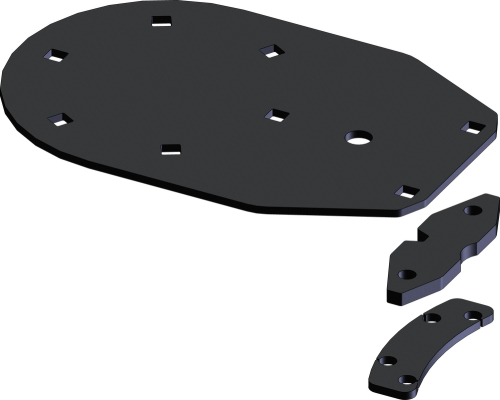 KFI Products - KFI Products Actuator Plate Kit for Hydraulic Angle Kits - 106590