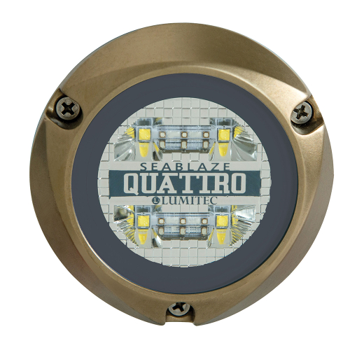 Lumitec - Lumitec SeaBlaze Quattro LED Underwater Light - Dual Color - White/Blue