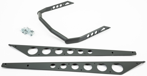 Skinz Protective Gear - Skinz Protective Gear Rear Custom Aluminum Bumper - Black - PRB385-FBK