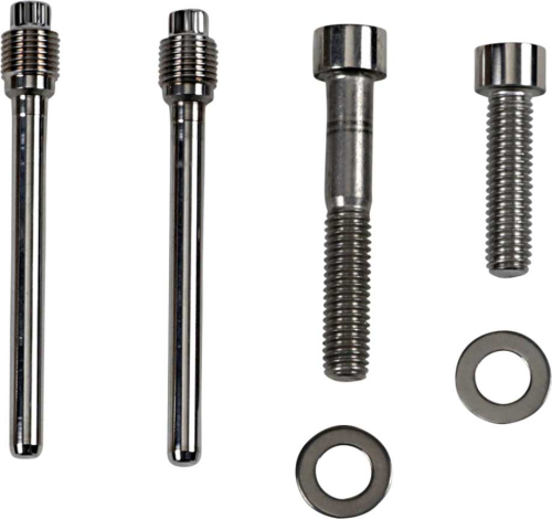 Diamond Engineering - Diamond Engineering Socket Cap Rear Caliper Polished Stainless Mount Kit - DE5449SCHP