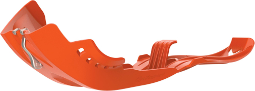 Polisport - Polisport Fortress Skid Plate with Link Guard - Orange - 8469100002