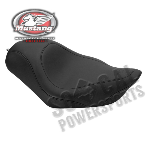 Mustang - Mustang Wide Tripper Solo Seat - Smooth - Black - 76724
