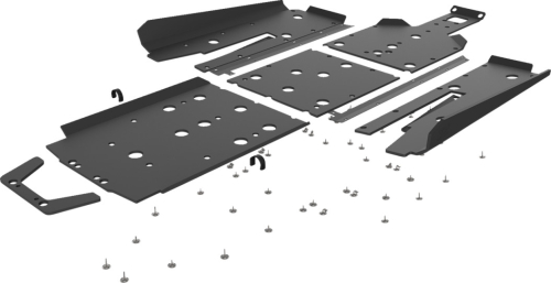 Seizmik - Seizmik Skid Plate with Rock Sliders - 76-10167KIT2
