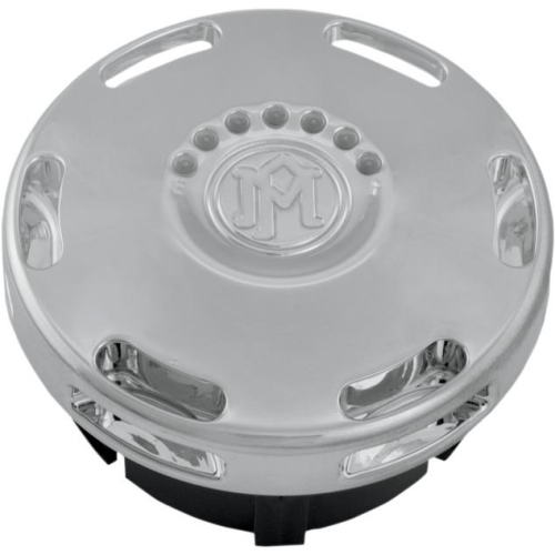 Performance Machine - Performance Machine Apex Gas Cap With LED Fuel Light - Chrome - 0210-2025APX-CH