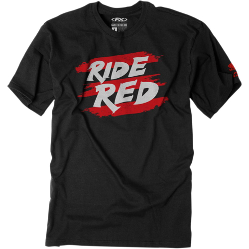 Factory Effex - Factory Effex Honda Ride Red Stripes Youth T-Shirt - 22-83304 - Black - Large