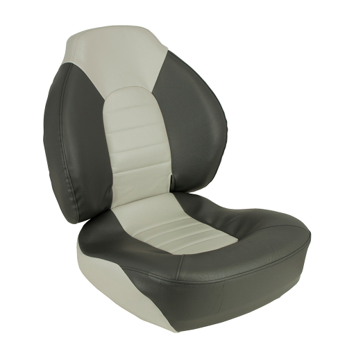 Springfield Marine - Springfield Fish Pro Mid Back Folding Seat - Charcoal/Grey