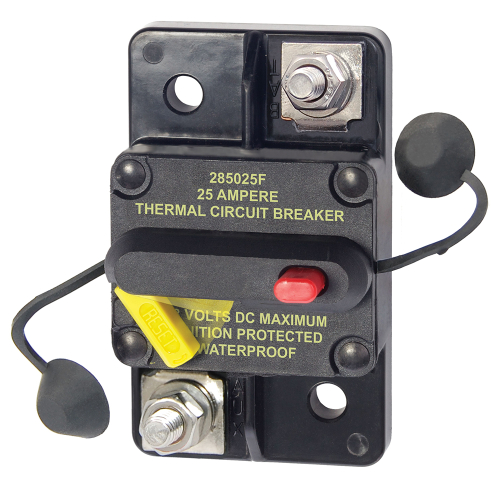 Blue Sea Systems - Blue Sea 7180 25 Amp Circuit Breaker Surface Mount 285 Series