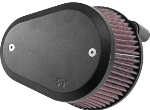 K&N Engineering - K&N Engineering Street Metal Air Intake System - 3-1/8in. (Large Capacity) - Flare Black - RK-3932XB