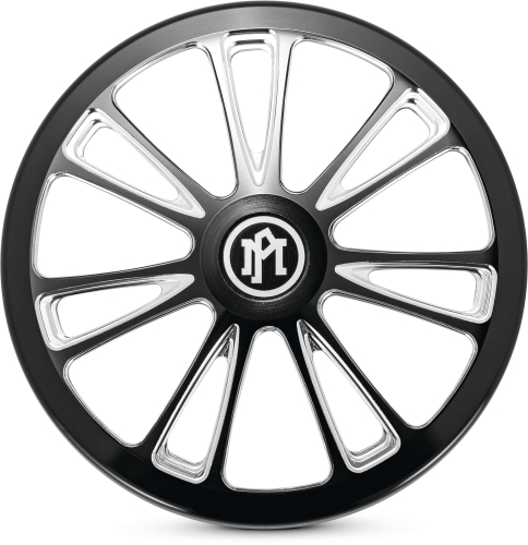 Performance Machine - Performance Machine Royce Universal Super Gas Air Cleaner Faceplate - Platinum Cut - 0206-2010RYC-BMP