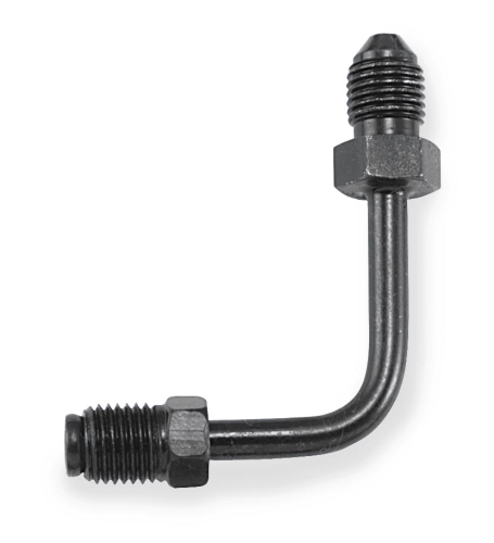 Goodridge - Goodridge 90 Degree Brake Fitting - 3/8in - 24 I.F. Short - Black - 690-03BK