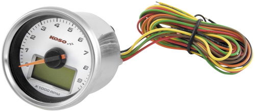 Koso North America - Koso North America Tachometer with Oil Pressure Gauge - BB551B20