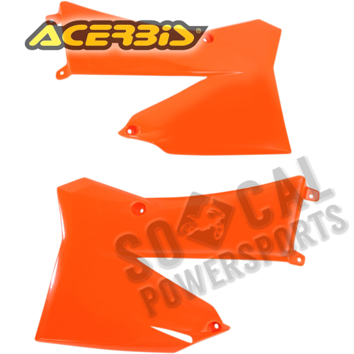 Acerbis - Acerbis Radiator Shrouds - Orange - 2253060237