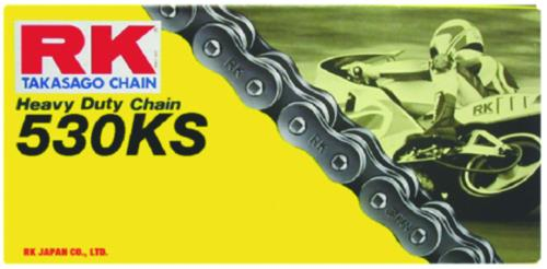 RK - RK 530 KS Heavy Duty Chain - 106 Links - Natural - 530KS-106