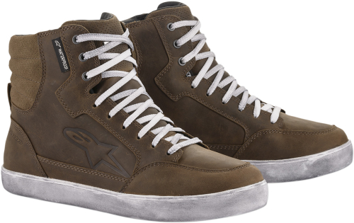 Alpinestars - Alpinestars Stella J-6 Waterproof Womens Riding Shoes - 2542220-80-10 - Brown - 10