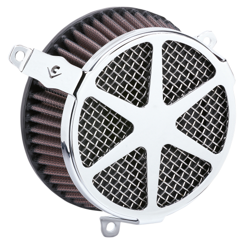 Cobra - Cobra Air Cleaner Kit - Spoke - Chrome - 606-0104-04