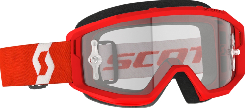 Scott USA - Scott USA Primal Goggles - 278598-1005113 - Red/White / Clear Works Lens - OSFM