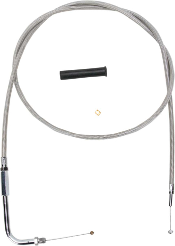 Drag Specialties - Drag Specialties Alternative Length Braided Throttle Cable - 48in. - 5330548