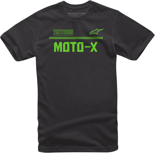 Alpinestars - Alpinestars Astars Moto-X T-Shirt - 12137202410602X - Black/Green - 2XL
