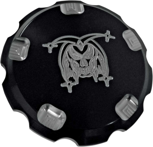 Joker Machine - Joker Machine Serrated Billet Gas Cap - Joker - Black Anodized - 10-441B