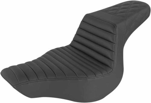 Saddlemen - Saddlemen Step-Up Front TR/Rear LS Seat - Black - 813-27-176