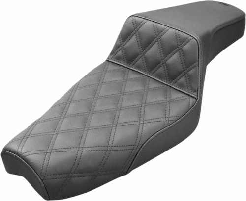 Saddlemen - Saddlemen Step-Up Front Lattice Stitch Seat - Black - 807-03-172