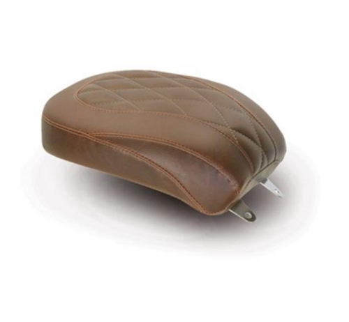 Mustang - Mustang Wide Tripper Passenger Seat - Diamond Stitch - Distressed Brown - 76807