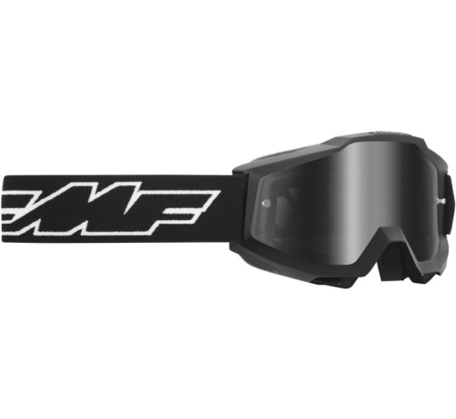 FMF Racing - FMF Racing PowerBomb Rocket Youth Goggles - F-50048-00001 - Rocket Black / Silver Mirror Lens - OSFM