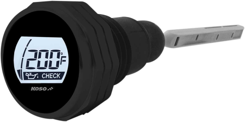 Koso North America - Koso North America Oil Dipstick - Black Face - BA053001