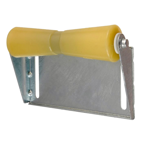 C.E. Smith - C.E. Smith Panel Bracket Assembly 12" Keel Roller - Yellow TPR