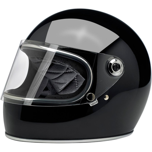 Biltwell Inc. - Biltwell Inc. Gringo S Solid Helmet - 1003-101-101 - Gloss Black - X-Small