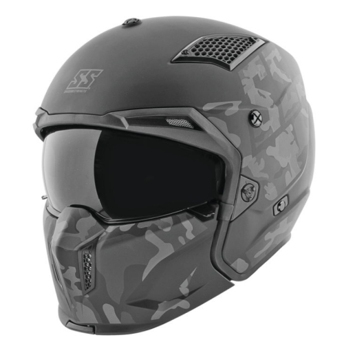 Speed & Strength - Speed & Strength SS2400 Call To Arms Helmet - TR-124-194 - Matte Black Camo - Small