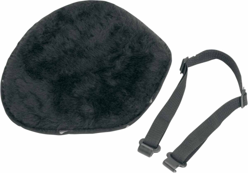 Saddlemen - Saddlemen SaddleGel Gel Seat Pad - Front Gel Pad with Synthetic Black Sheepskin Cover - Large - 101FJ