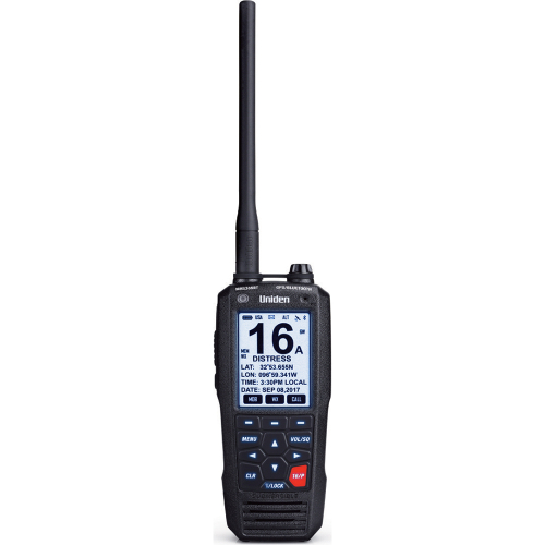 Uniden - Uniden MHS335BT Handheld VHF Radio w/GPS &amp; Bluetooth