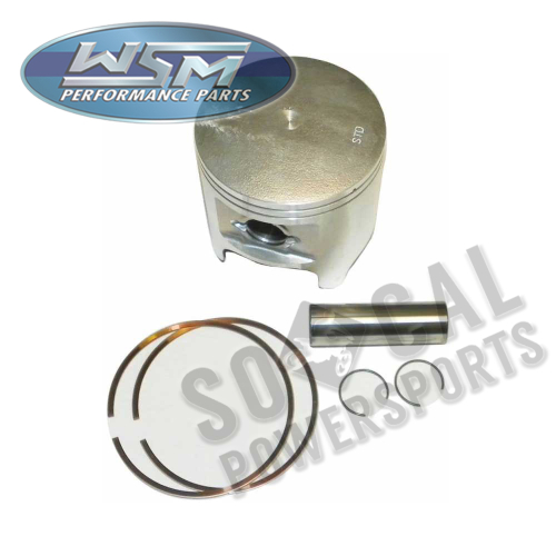 WSM - WSM Piston Kit ( 657cc) - 1.00mm Oversize to 77.00mm Bore - 010-810-07K