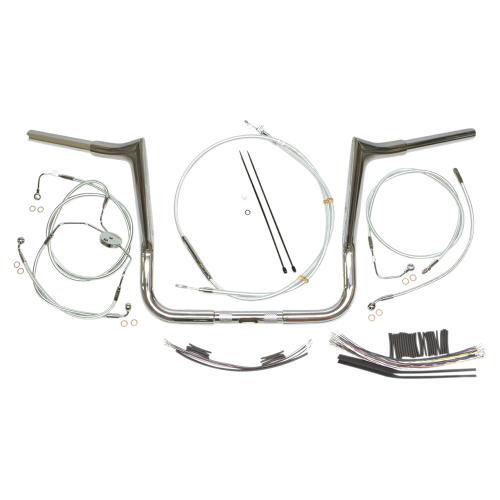 Magnum - Magnum 1-1/4in. Viking Bagger Handlebar Kit - 12in. - Chrome - 38831-412