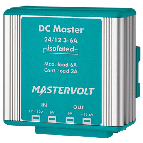 Mastervolt - Mastervolt DC Master 24V to 12V Converter - 3A w/Isolator