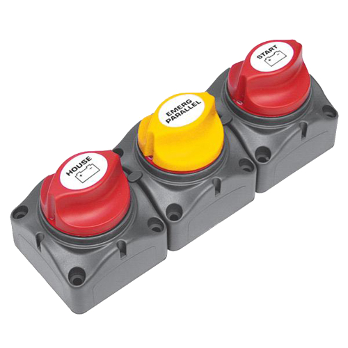 BEP Marine - BEP Battery Distribution Cluster f/Single Engine w/Two Dedicated Battery Banks - Horizontal Mounting