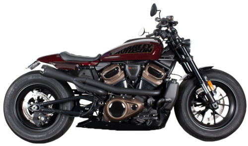 Two Brothers Racing - Two Brothers Racing 2IN1 Comp-s Exhaust Systems For Sportster S - Black - 005-5410199-B