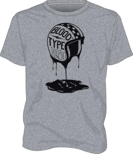 Highway 21 - Highway 21 Blood Type T-Shirt - #6331 489-1926~3 - Heather - Medium