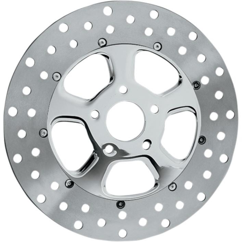 RC Components - RC Components Nitro 13in. Floating Brake Rotor - Chrome - ZSSFLT-101C-F2K