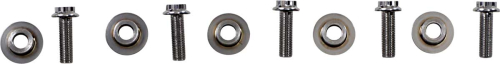 Diamond Engineering - Diamond Engineering 12-Point Polished Stainless Front Brake Rotor Bolt Kit - PB863S