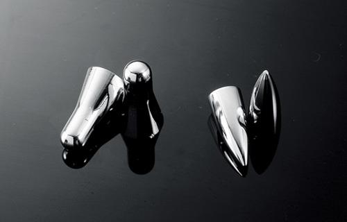 Highway Hawk - Highway Hawk Valve Stem Covers - 16in. - Acorn - Chrome - HH-01-121