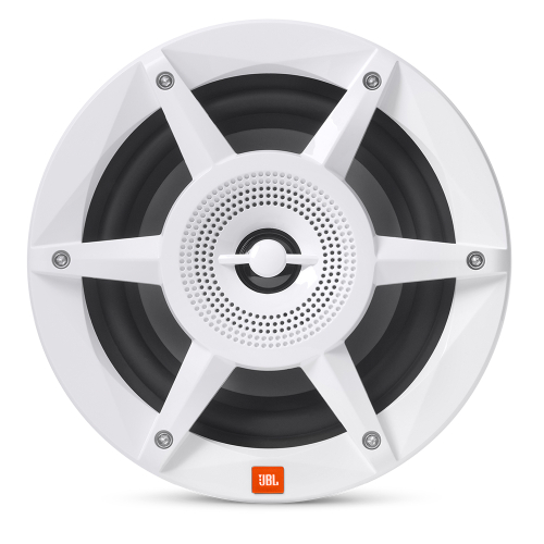 JBL - JBL 6.5" Coaxial Marine RGB Speakers - White STADIUM Series