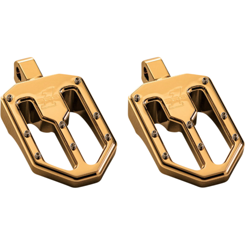 Pro-One Performance - Pro-One Performance Moto V1 Billet Footpeg - Gold - 500751TIN