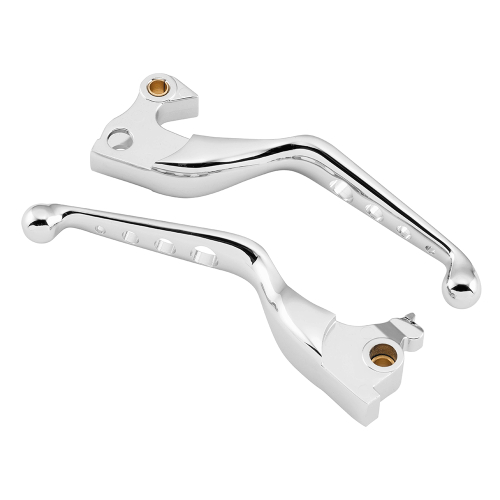 Bikers Choice - Bikers Choice O-Series Levers - 4 Hole - Chrome - 053548
